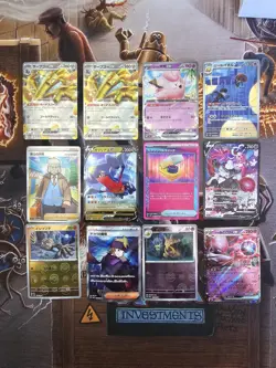 Pokemon Card Lot Japanese Full Art Rare, Secret Rare 12 Card Lot Nm Or Mint - Image 1
