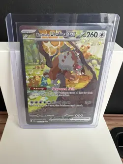 Bloodmoon Ursaluna EX Twilight Masquerade Card 216/167 Near Mint Condition TCG - Image 1