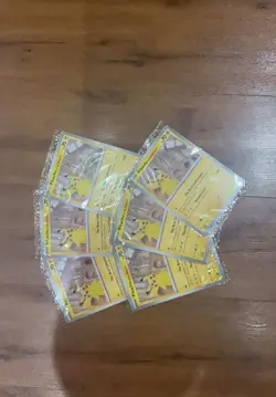 6x Pokemon Pikachu at the Museum Jumbo Promo Card - Natural History - Sealed - Image 1