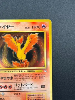 [NM] Moltres Pokemon Card Japanese No.146 Holo Fossil Set 1996 Vintage 1J13 - Image 5