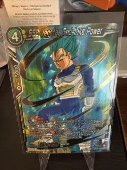 Dragon Ball Super Card Game SSB Vegeta, God-Like Power BT23-115, SR NM - Image 1