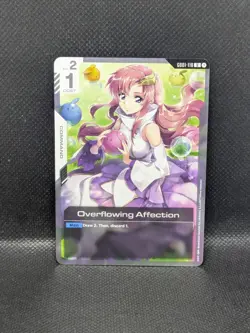 Overflowing Affection - GD01-118 NM - Gundam TCG Card Game - Image 1