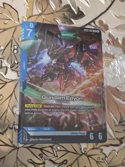 Gundam Card Game Gundam Epyon Legend Rare Dual Impact GD02-002 A04 - Image 1