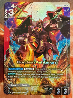 Gundam Ashtaron GD02-040 R+ Alt Art Gundam Card Game TCG CCG English - Image 1