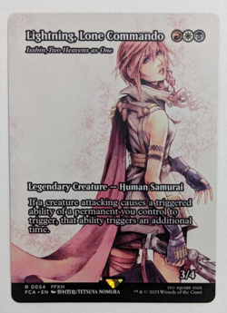 Lightning, Lone Commando | Isshin (54) Final Fantasy FCA, Magic MtG, Regular NM! - Image 1