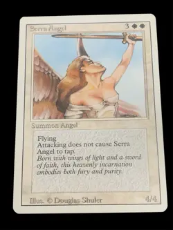 1994 Magic: The Gathering - Revised(3rd) - SERRA ANGEL - Vintage - NM - Image 1
