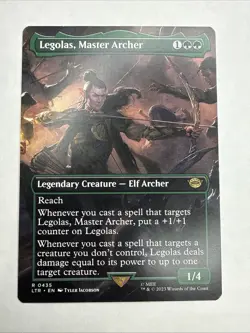 Magic the Gathering Tales of Middle-Earth Legolas, Master Archer Borderless - Image 1