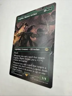 Magic the Gathering Tales of Middle-Earth Legolas, Master Archer Borderless - Image 3