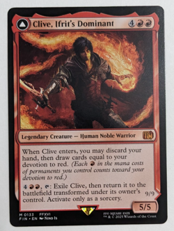 Clive, Ifrit's Dominant (0133) Final Fantasy FIN, Magic MtG, Regular - NM! - Image 1