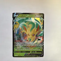 Pokemon Leafeon V Ultra Rare Full Art Holo Prize Pack Series 007/203 200HP Card - Image 1