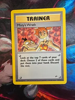 Pokemon Misty's Wrath 114/132 Gym Heroes Unlimited Uncommon LP/NM - Image 1