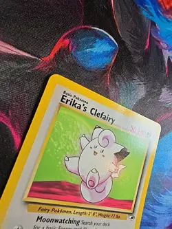Pokemon Erika's Clefairy 025/132 Gym Heroes Unlimited Non Holo Rare LP/MP - Image 2