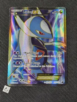 Latios EX 113/116 - Plasma Freeze Black White Full Art Rare Pokemon TCG HP/DMG - Image 1