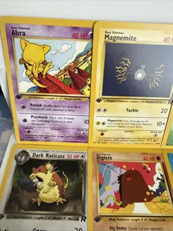 Pokemon TCG ROCKET Etc Pokemon Lot 1st Edition Cards - SQUIRTLE, DIGLETT ETC - Image 2