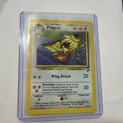 Pokemon TCG Pidgeot Base Set 2 Holo Unlimited Rare Card - Image 1