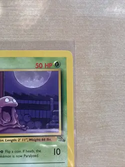 Pokemon TCG Grimer Fossil, 1st Edition Common Card 48/62 LP Condition - Image 3