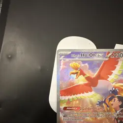 Pokemon Ethan's Ho-Oh ex 230/182 Sv10 Destined Rivals Rare Holo EX 230 HP - Image 3