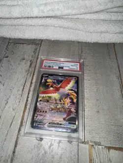 Pokemon TCG Ethan's Ho-Oh EX Card 230/182 Sir Destined Rivals PSA 10 - Image 1