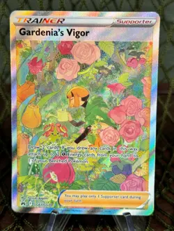GARDENIA'S VIGOR ~ Pokemon TCG: CROWN ZENITH ~ GG61 FULL ART TRAINER - Image 1