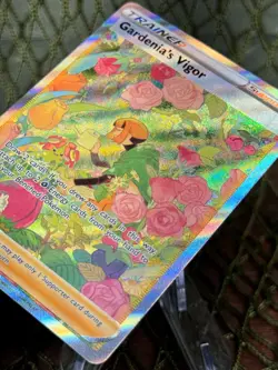 GARDENIA'S VIGOR ~ Pokemon TCG: CROWN ZENITH ~ GG61 FULL ART TRAINER - Image 5