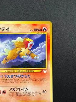 [NM] Entei Pokemon Card Japanese No.244 Neo Premium File 3 Promo 1J23 - Image 5