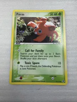 Paras - 72/112 - Pokemon Ex FireRed LeafGreen Reverse Holo NM - Image 1