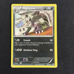 Mightyena 54/119 Rare Pokemon XY Phantom Forces 2014 Pokemon TCG English - Image 1