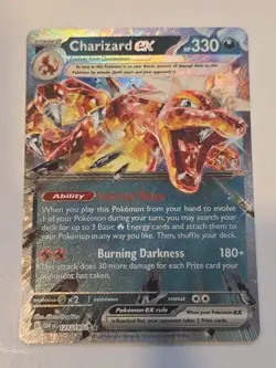 Charizard EX - 125/197 - Obsidian Flames - Pokemon - Double Rare Near Mint/NM b - Image 1