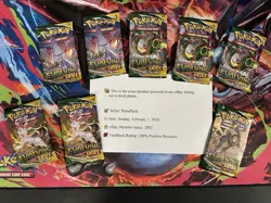 Lot of 8 Pokemon SWSH Evolving Skies Booster Packs, Brand New, Factory Sealed - Image 1