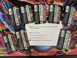 Lot of 8 Pokemon SWSH Evolving Skies Booster Packs, Brand New, Factory Sealed - Image 2