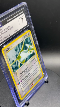 2005 POKEMON EX DEOXYS GOLD STAR #105 LATIAS-HOLO CGC 7 ULTRA RARE - Image 2