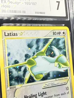 2005 POKEMON EX DEOXYS GOLD STAR #105 LATIAS-HOLO CGC 7 ULTRA RARE - Image 4