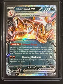Charizard EX SVP 196 Pokemon Scarlet & Violet Black Star Promo - Pokemon SV Rare - Image 1