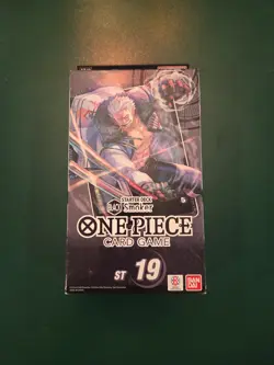 ONE PIECE TCG: Smoker (Black) STARTER DECK (ST-19) English New Sealed With Pack. - Image 1