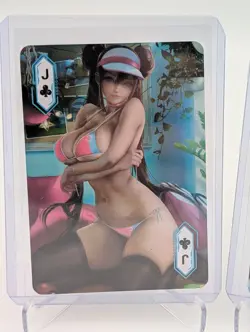 Rosa Pokemon Waifu Cards Goddess Story Bikini Doujin Anime girl CCG Waifu Cards - Image 2