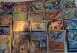 Ultra rare pokemon card bulk! No duplicates! V, ex, ultra rares, SIRs!!! - Image 1