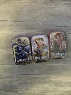 ONE PIECE CARD GAME - Mini TIN PACK- Lot Of 3 Tins Set VOL. 2 - Image 1