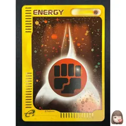[NM] Fighting Energy Pokemon Card Japanese Holo E-Series McDonald's Promo 1J40 - Image 1