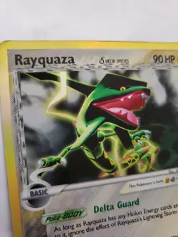 Rayquaza Delta Species Holo Pokemon Card Base Fossil WOTC NM U - Image 2