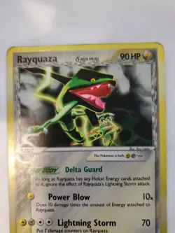 Rayquaza Delta Species Holo Pokemon Card Base Fossil WOTC NM U - Image 4