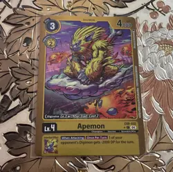 Digimon Card Game Limited Foil Apemon EX8-032 C Chain of Liberation Alt Art - Image 1