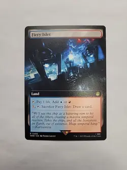 MTG - Fiery Islet (Extended Art) WHO Regular R#495 - Image 1