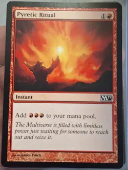 Pyretic Ritual Core Set 2011 M11 - MTG Magic the Gathering - LP-NM - Image 1