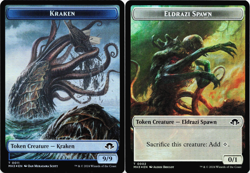 Eldrazi Spawn / Kraken Double-Sided Token (FOIL) - [Modern Horizons 3] MTG 💧 - Image 1