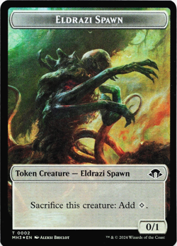 Eldrazi Spawn / Kraken Double-Sided Token (FOIL) - [Modern Horizons 3] MTG 💧 - Image 3