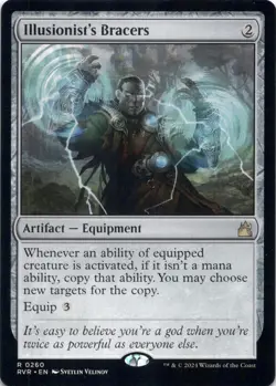 Illusionist's Bracers Ravnica Remastered - Magic MTG NM - Image 1