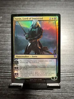 1x Sorin, Lord of Innistrad - Foil Light Play, English Duel Decks: Sorin vs Tiba - Image 1