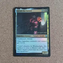 Arvad the Cursed [Dominaria Prerelease Promos] Magic MTG - Image 1