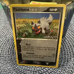 NM Poochyena 79/113 Delta Species Reverse Holo Pokemon Card - Image 1