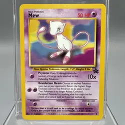 Pokemon Card Mew (Non-Holo Rare) PROMO 8 NM Promo - Image 1